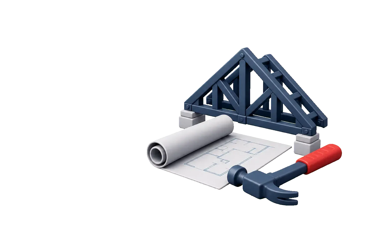3D-Modell eines modernen Holzbaus — Zimmerei Kappler