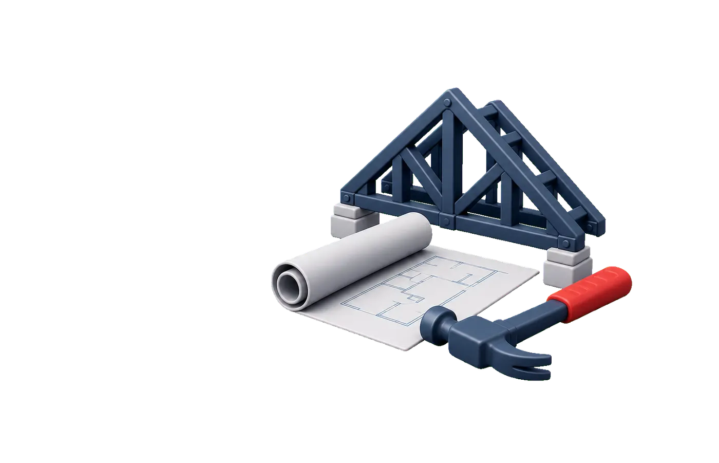 3D-Modell eines modernen Holzbaus — Zimmerei Kappler