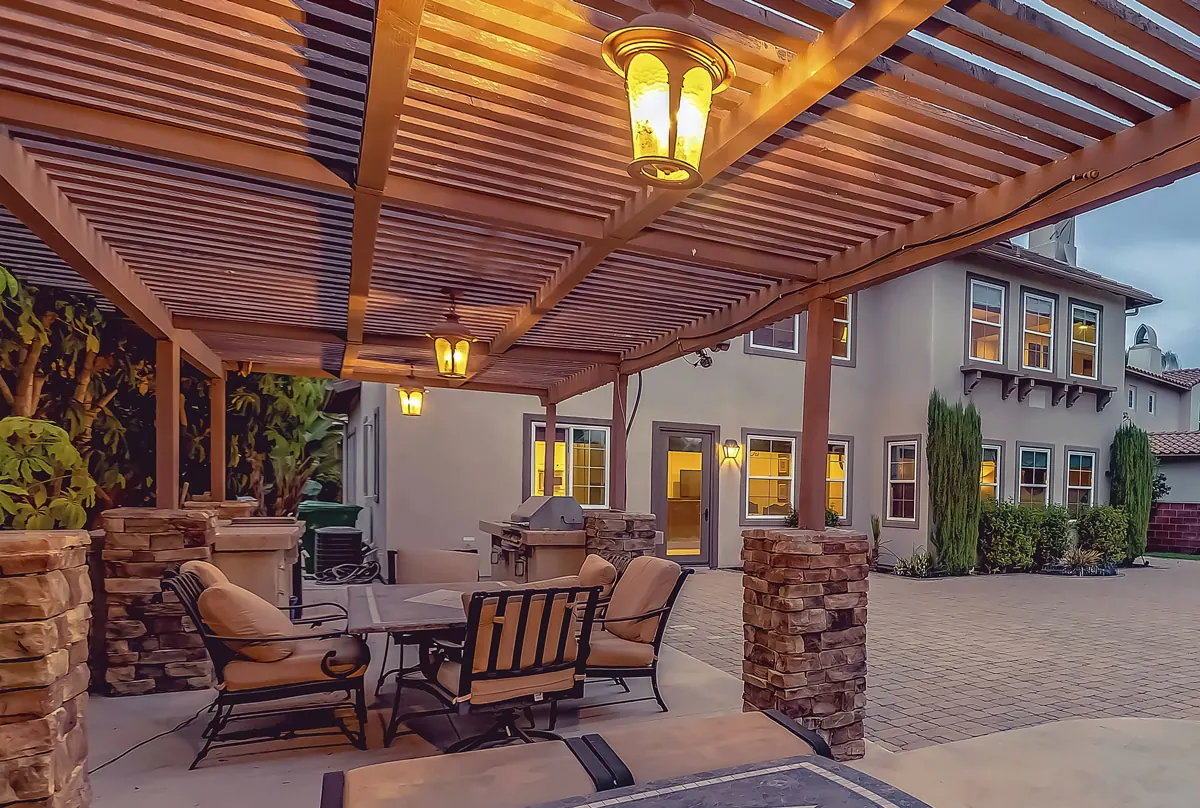 Referenzprojekt Zimmerei Kappler: Garten-Pergola in Individueller Entwurf