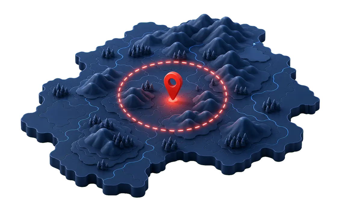 Einzugsgebiet Nordschwarzwald mit Bad Liebenzell als Zentrum